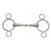 FEELING Flexi continental gag bit, 3-ring cheeks