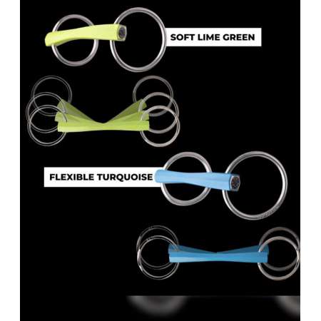 Ring snaffle flexible Flexi port