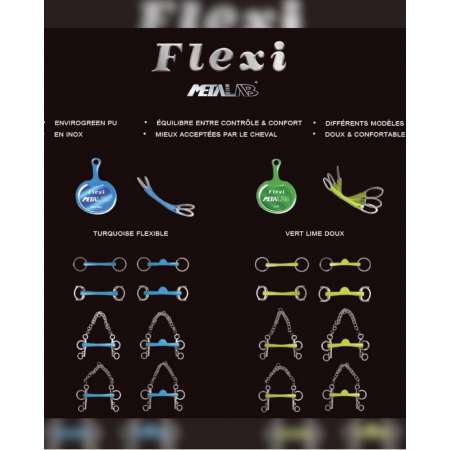 Mors de Filet FLEXI flexible à cuillère