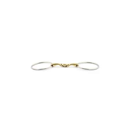 Dikke dubbelgebroken trens met grote ringen