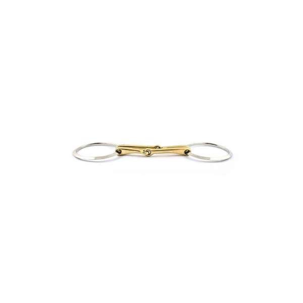 Flat rings double canon bit