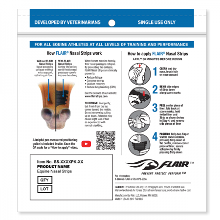 Flair Equine Nasal Strips