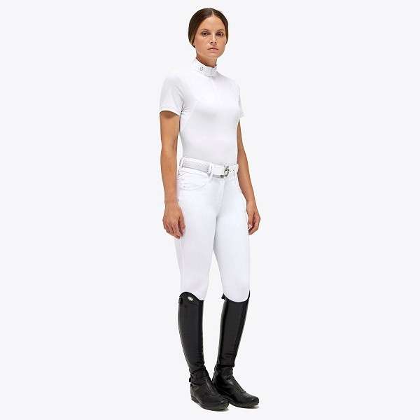 CT Polo Concours Jersey Zip Femme